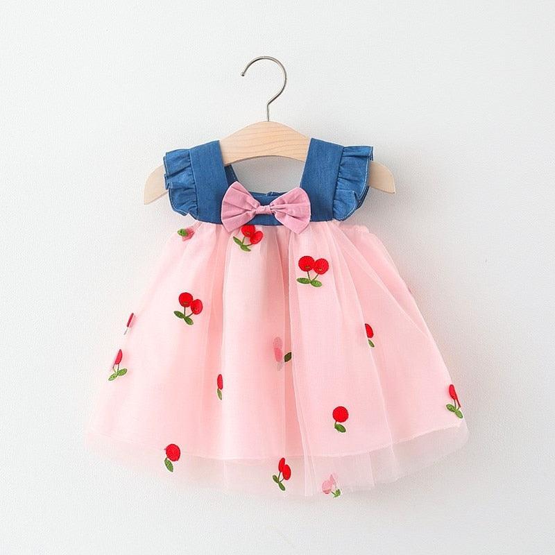 Vestido Infantil Frutinha e Tule